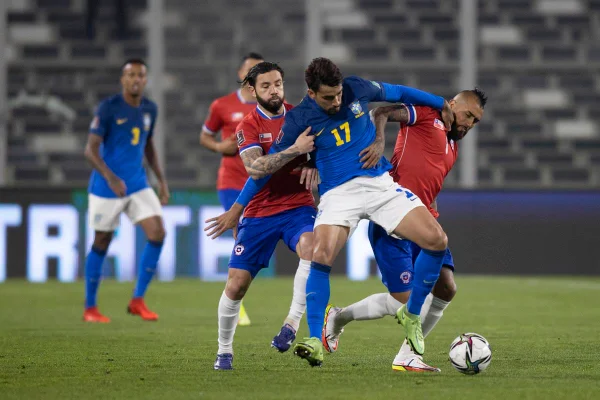 Brasil e Chile pelas Eliminatórias