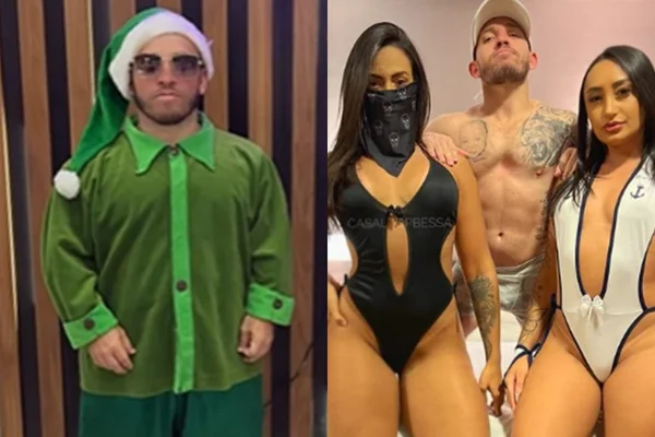Anão Pitoco e moça vestida de super mulher - Metrópoles
