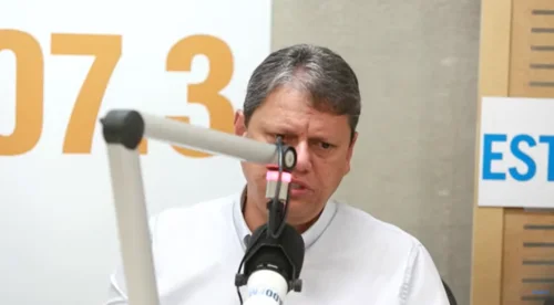 Tarcísio de Freitas / reprodução Rádio Eldorado
