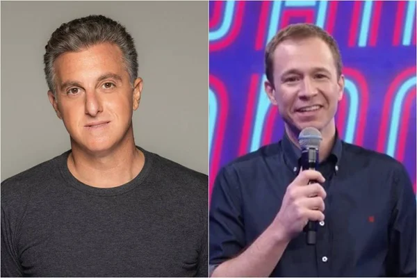 Luciano Huck e Tiago Leifert