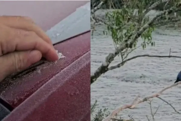 Imagem colorida,Reduto em SC com 100 geadas por ano marca -4,6°C e tem a menor temperatura do Brasil do ano- Metrópoles