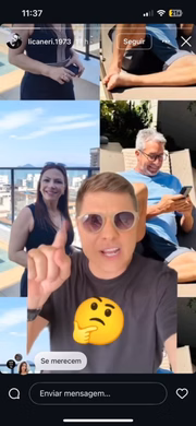 Mais cedo, Lica e Rivo compartilharam o vídeo de um ex-participante especulando se o casal ainda está junto