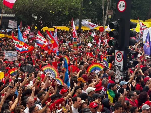 Ato pró-Lula na Avenida Paulista
