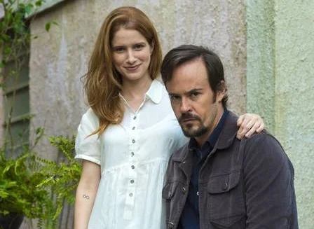 Juia Lund (Mônica) e Evandro (Paulo Vilhena) em Pega Pega