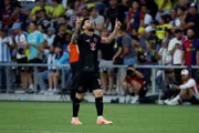 Lionel Messi comemorando gol com a camisa do Miami United pela MLS Lionel Messi comemorando gol com a camisa do Miami United pela MLS