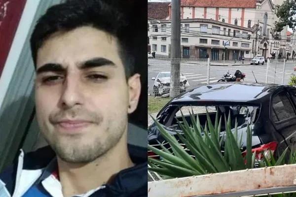 Imagem colorida mostra jovem que teria sido atropelado por carro que furou o sinal vermelho - Metrópoles