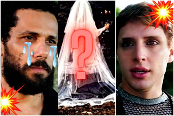 Montagem colorida de personagens da novela Terra e Paixão - Metrópoles