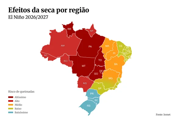 El Niño: Inmet alerta seca severa e risco de queimadas no Centro-Oeste - destaque galeria El Niño: Inmet alerta seca severa e risco de queimadas no Centro-Oeste - destaque galeria