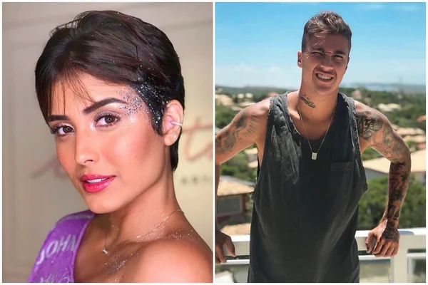 Letícia Almeida e Romarinho, filho de Romário, vivem clima de romance