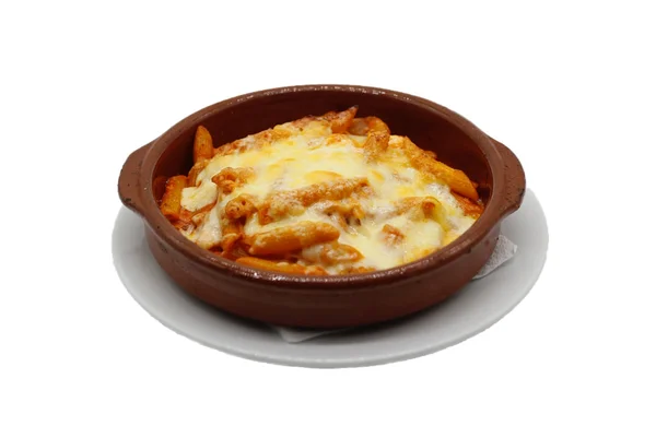Pene gratinado