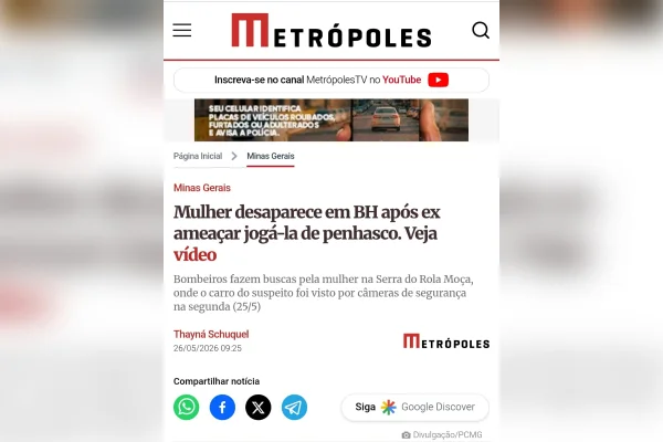 Feminicídios crescem em MG e 2026 pode bater recorde - destaque galeria