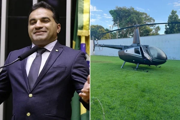 PF apreende helicóptero e dinheiro em operação contra Maranhãozinho