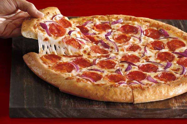 Pizza de peperoni da Pizza Hut