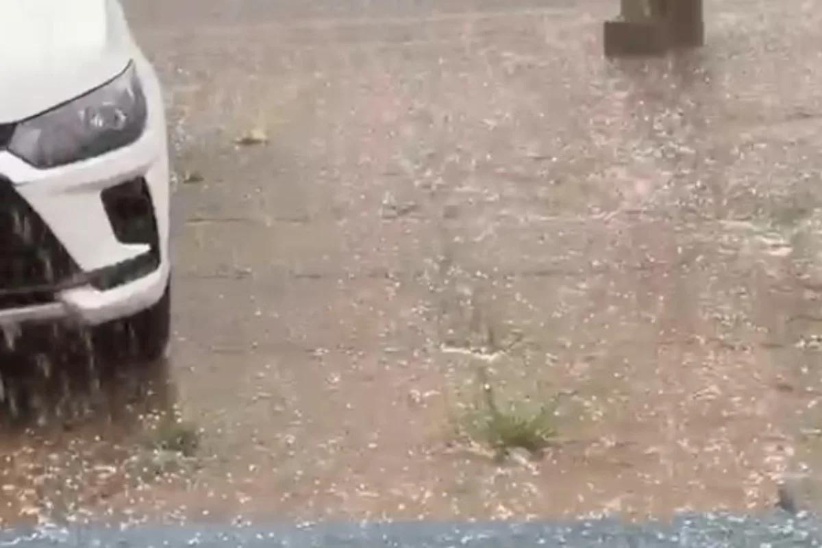 Chuva com granizo é registrada em regiões do DF e Entorno