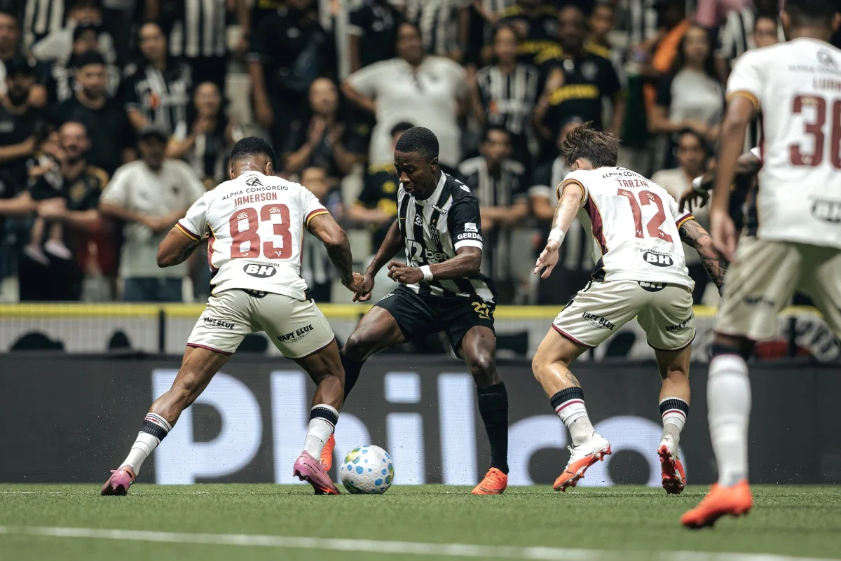 O confronto foi disputado na Arena MRV, em Belo Horizonte O confronto foi disputado na Arena MRV, em Belo Horizonte