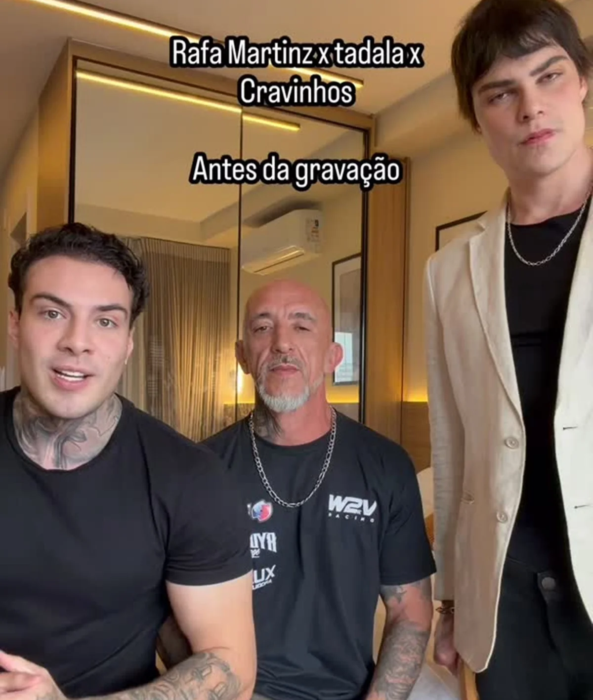 Cristian Cravinhos usou taco em gravação e foi detonado Cristian Cravinhos usou taco em gravação e foi detonado