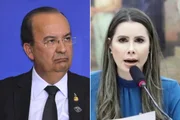 Governador Jorginho Mello respondeu crítica de Carol de Toni sobre vagas para o Senado Governador Jorginho Mello respondeu crítica de Carol de Toni sobre vagas para o Senado