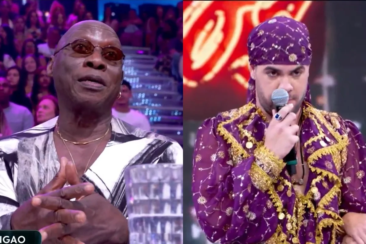 Montagem colorida de Zebrinha e Álvaro - Metrópoles