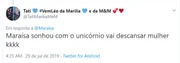 Os fãs falaram para a sertaneja ir dormir Os fãs falaram para a sertaneja ir dormir