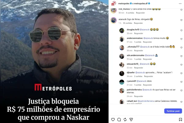 Em Dubai, comprador da Naskar debocha de clientes: “O pai tá safe” - destaque galeria Em Dubai, comprador da Naskar debocha de clientes: “O pai tá safe” - destaque galeria