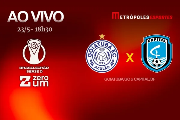 Série D ZeroUm: Metrópoles transmite Goiatuba-GO x Capital-DF
