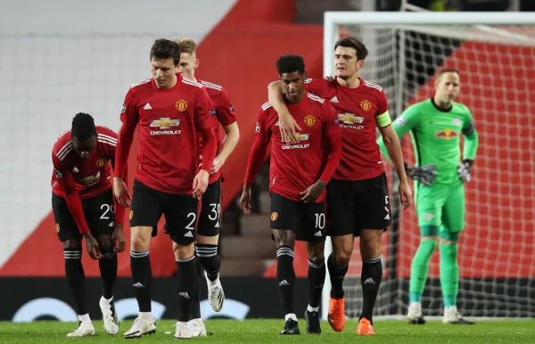 Rashford brilha e Manchester United goleia RB Leipzig na Liga dos Campeões