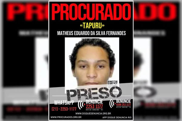 RJ: suspeito de envolvimento em estupro coletivo de jovem é preso