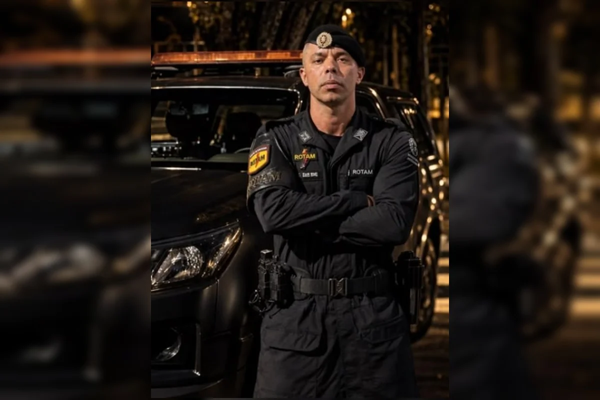 Elesasndro Alves, primeiro-sargento que morreu durante perseguição a bandidos Elesasndro Alves, primeiro-sargento que morreu durante perseguição a bandidos