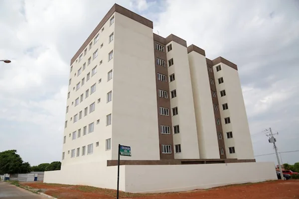 Moradia construída por programa da Codhab, Morar Bem, no DF
