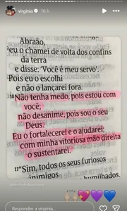 Virginia Fonseca compartilhou reflexão nas redes.