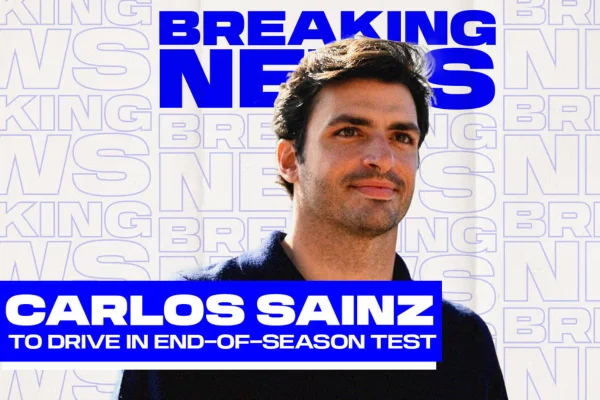 Imagem colorida de Carlos Sainz na Williams - Metrópoles