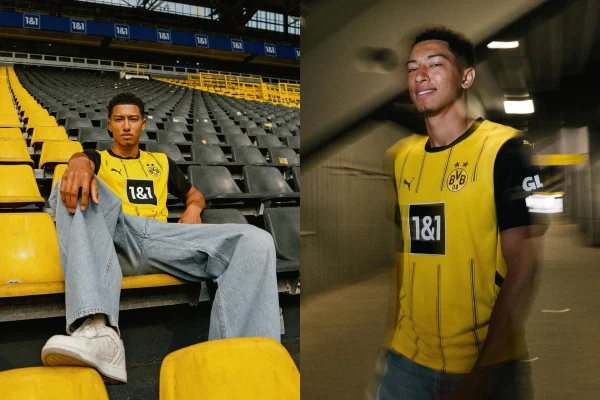 Foto colorida Jobe Bellingham, do Borussia Dortmund - Metrópoles