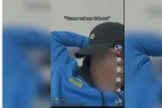 Um dos envolvidos durante transmissão no TikTok Um dos envolvidos durante transmissão no TikTok