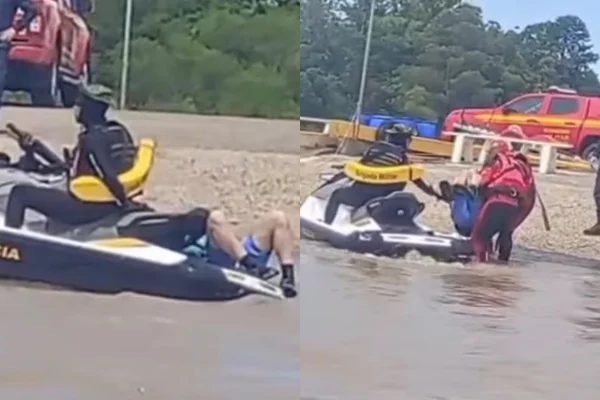 Homem é resgatado após passar mais de 17 horas à deriva em lagoa no RS