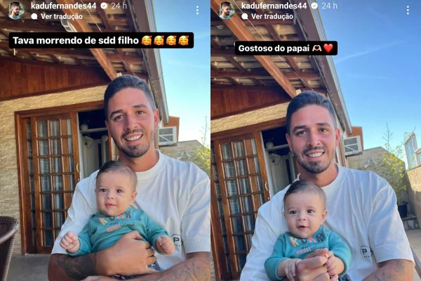 Ex-jogador do Vasco postou foto com filho um dia antes de morrer: “Gostoso do papai”