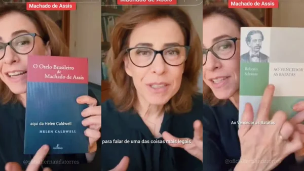 Imagens coloridas de Fernanda Torres no Tiktok