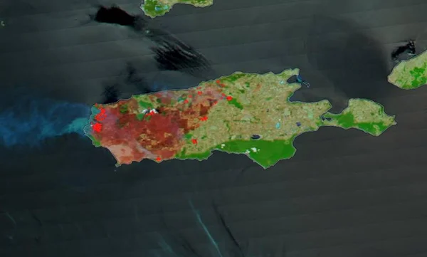 Um terço de ilha da Austrália foi devastado pelo fogo, diz a Nasa