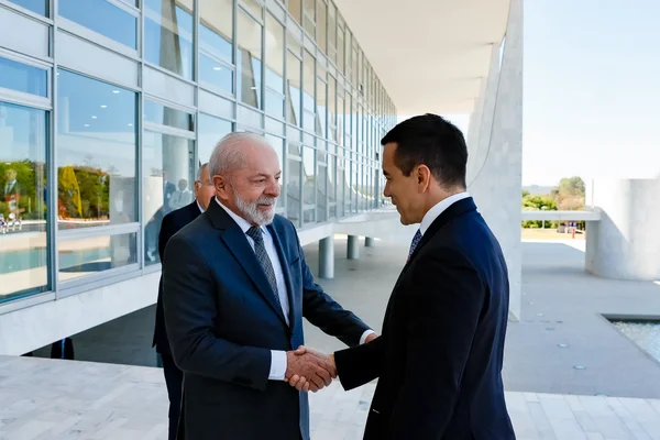 Lula e o presidente do Equador, Daniel Noboa