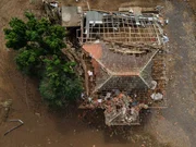 Casa destruída em Colinas (RS) Casa destruída em Colinas (RS)