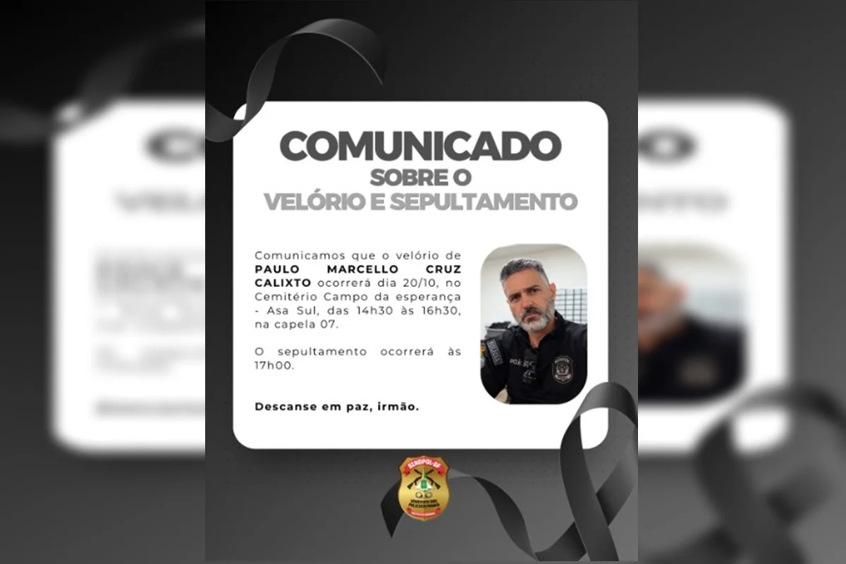 Policial penal morre