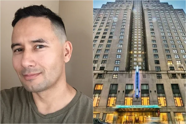 Foto colorida de brasileiro que viveu em hotel de luxo de Nova York - Metrópoles