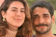 Fernanda Paes Leme com o ex-marido, Victor Sampaio