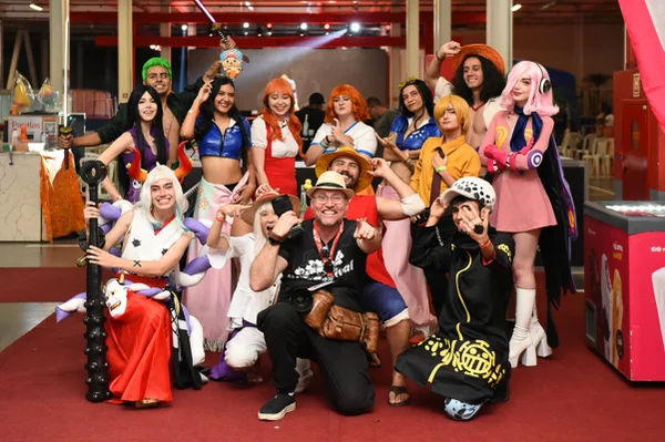 Fotógrafo Rainer Faulstich com vários cosplays
