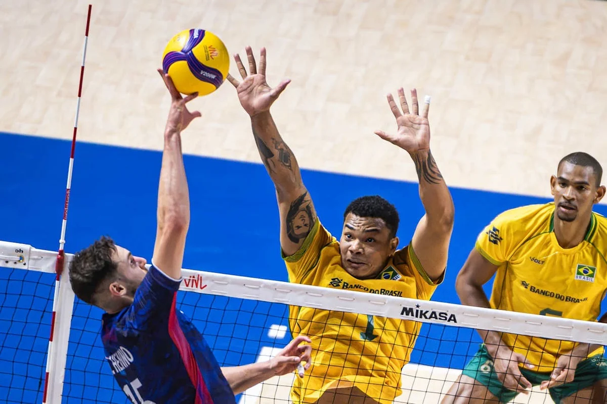 Vôlei: Brasil vence França na estreia da 3ª semana da Liga das Nações - imagem 2 Vôlei: Brasil vence França na estreia da 3ª semana da Liga das Nações - imagem 2
