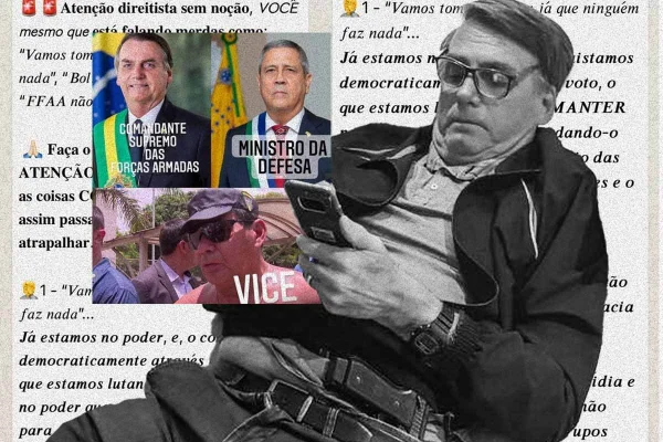 Bolsonaro debocha de Mourão em mensagem de WhatsApp