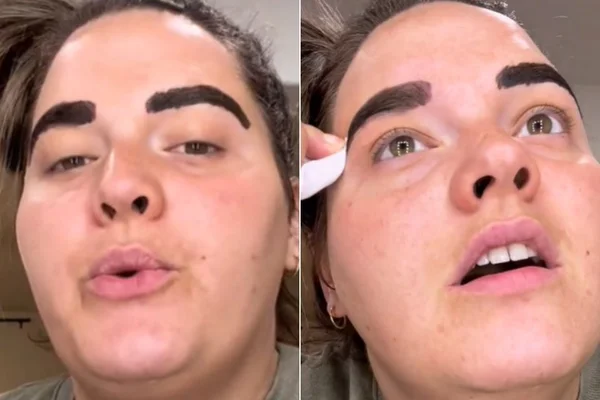À lá Zé do Caixão: mulher tinge sobrancelha e resultado é desastroso