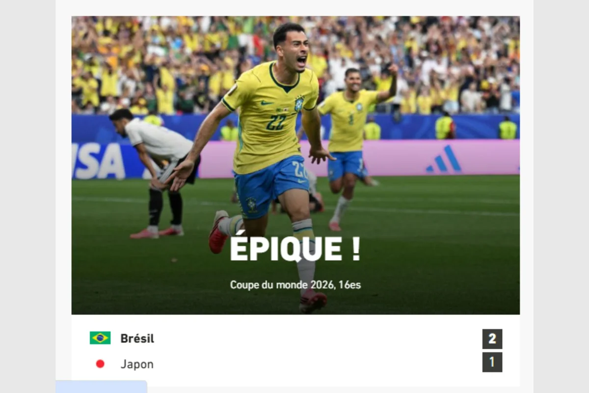 Imprensa internacional exalta virada do Brasil sobre o Japão na Copa - imagem 2
