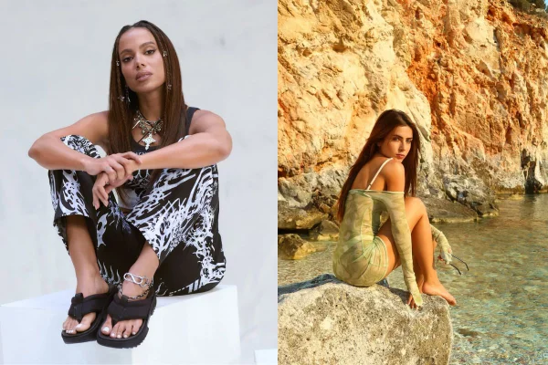 montagem com fotos da Anitta e Jade Picon