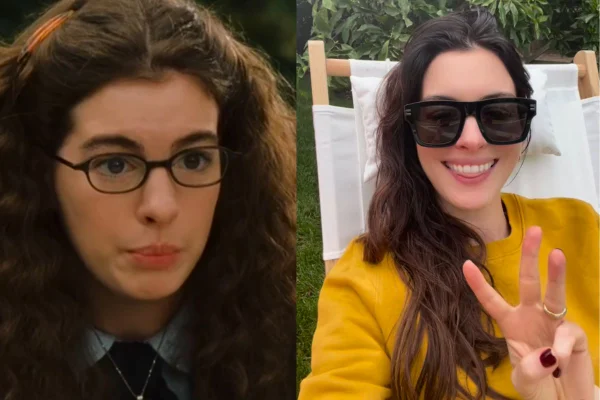 Foto colorida de Anne Hathaway - Metrópoles