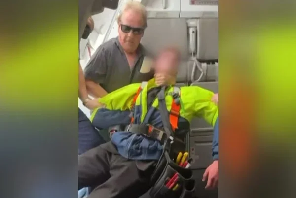 Vídeo: ex-boxeador impede ataque de adolescente armado em avião